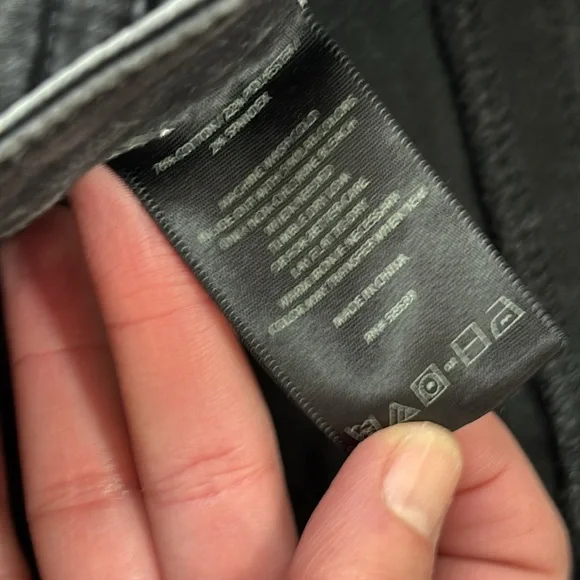 Kut From The Kloth High Rise Straight Leg Jeans Stonewash Black 6 - Picture 4 of 7